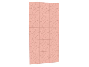 Acoustic Wall Panel 29 in Pink Flamingo Finish