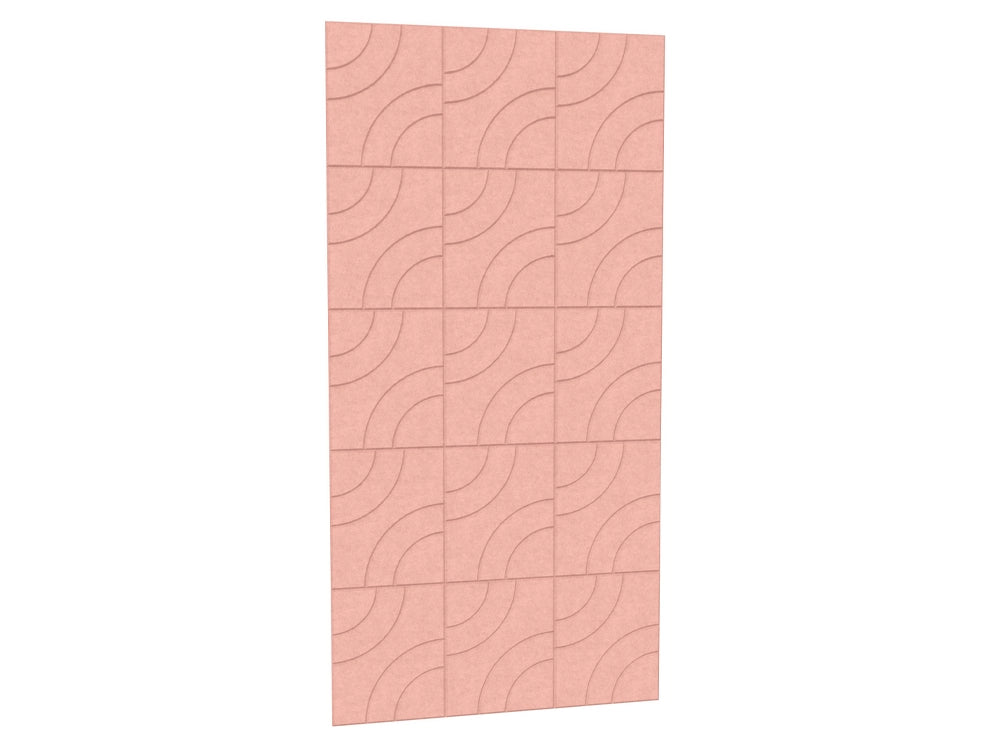 Acoustic Wall Panel 29 in Pink Flamingo Finish