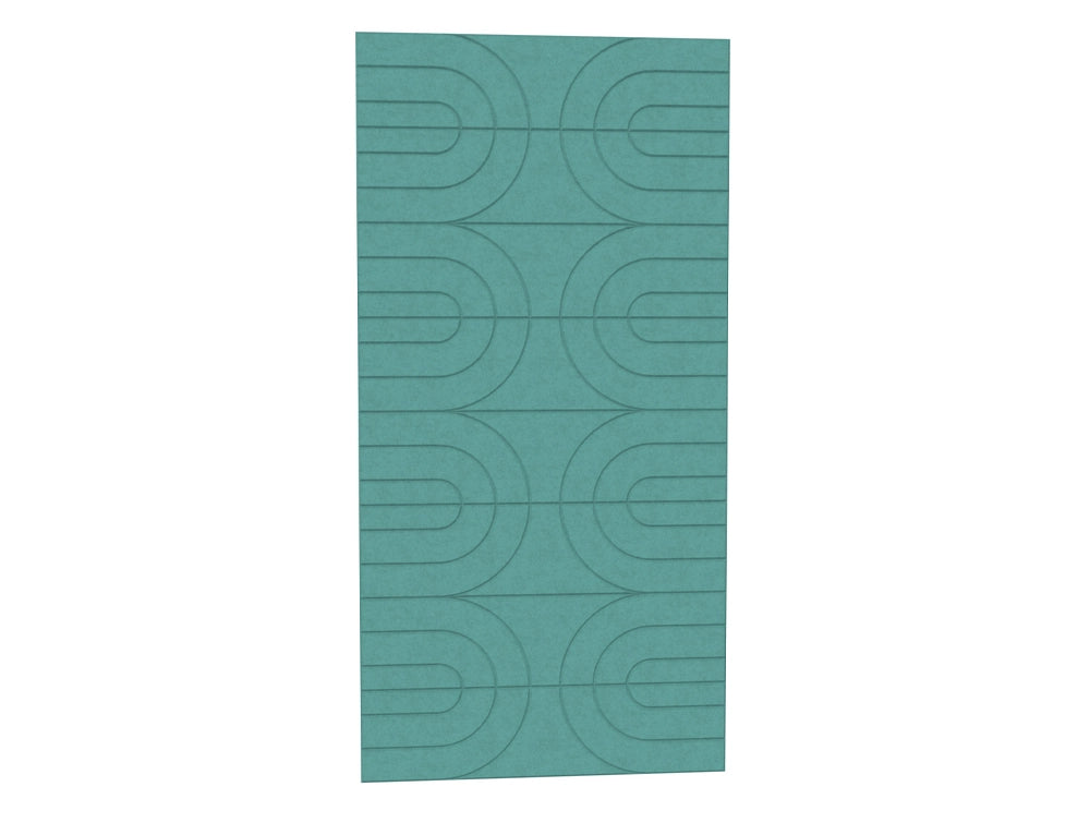 Acoustic Wall Panel 31 in Turquoise Finish