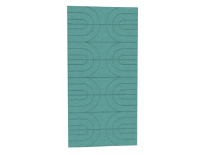 Acoustic Wall Panel 31 in Turquoise Finish