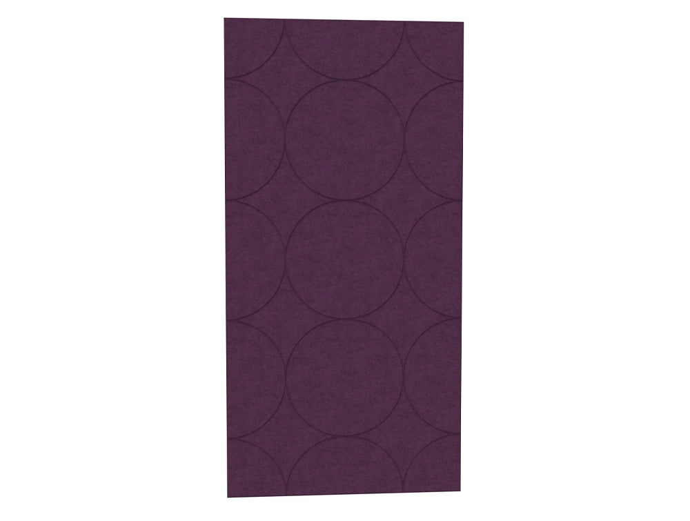 Acoustic Wall Panel 32 in Eggplant Finish
