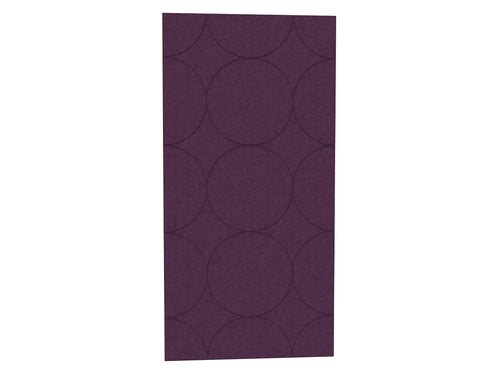 Acoustic Wall Panel 32 in Eggplant Finish