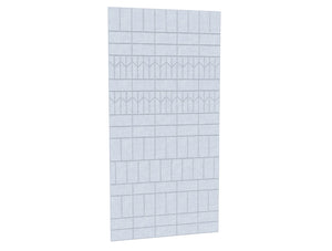 Acoustic Wall Panel 35 in Celeste Blue Finish