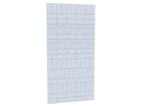 Acoustic Wall Panel 35 in Celeste Blue Finish