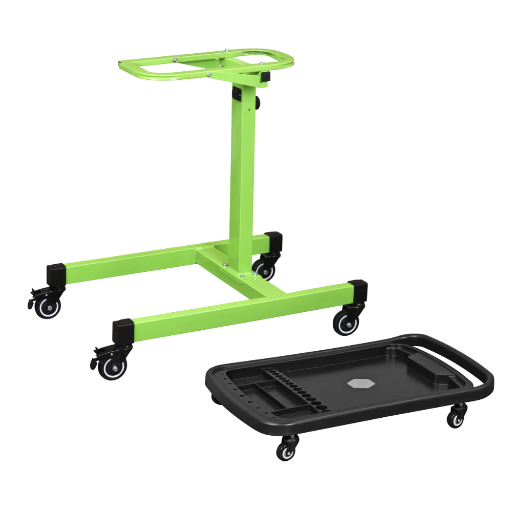 Adjustable-Height Mobile Workstation with Removable Top Tray AP201 3