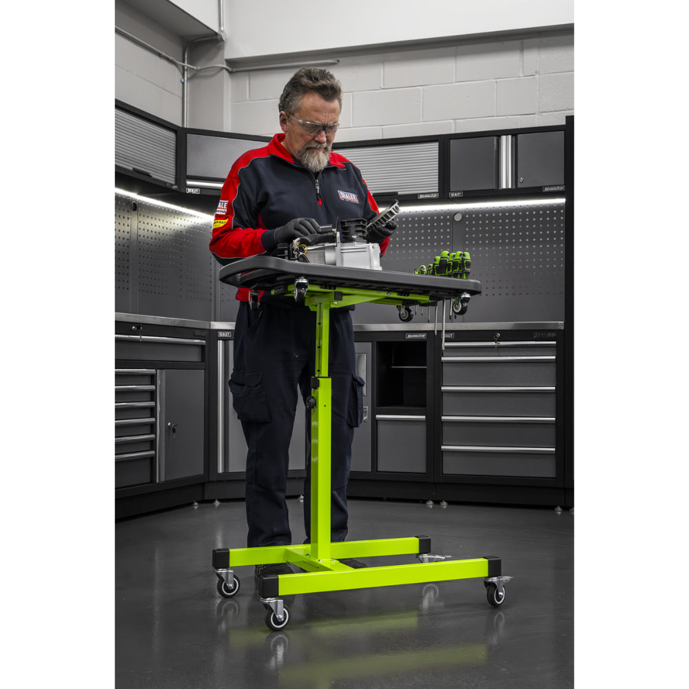 Adjustable-Height Mobile Workstation with Removable Top Tray AP201 8