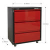 American PRO Modular Cabinet with Worktop 3 Drawer 665mm APMS82 5