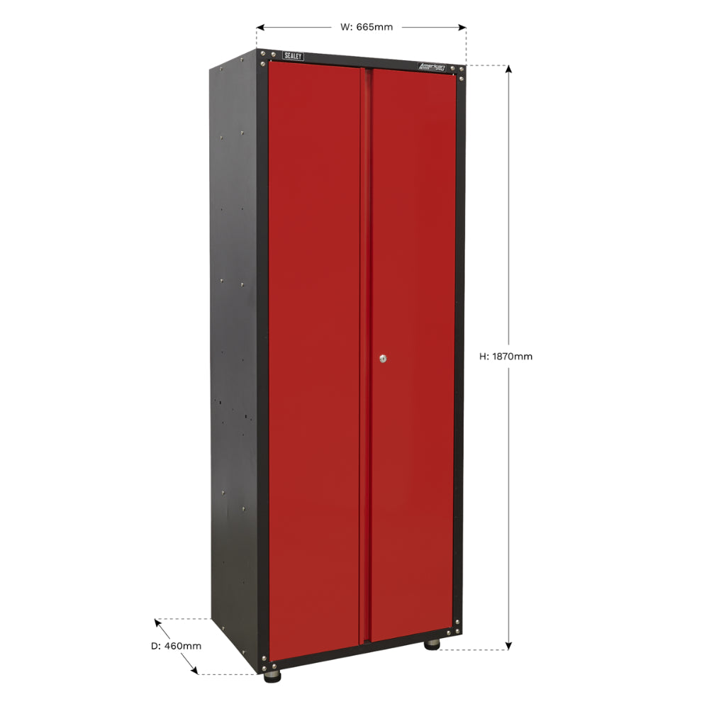 American PRO Modular Full Height Cabinet 2 Door 665mm APMS83 6