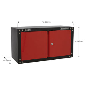 American PRO Modular Wall Cabinet 2 Door 665mm APMS85 5