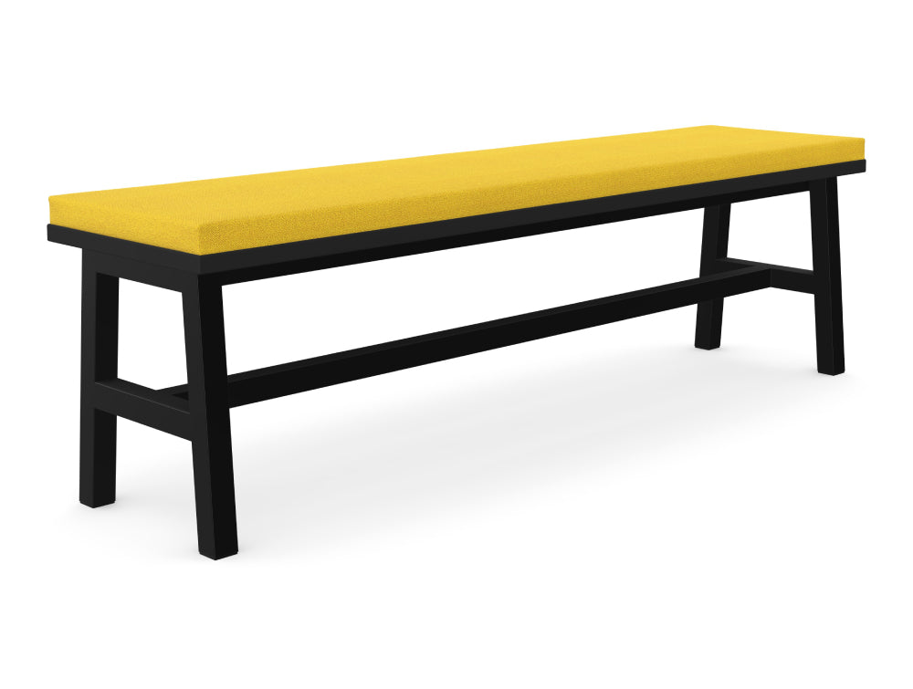 Apex Modern Wooden Top Bench