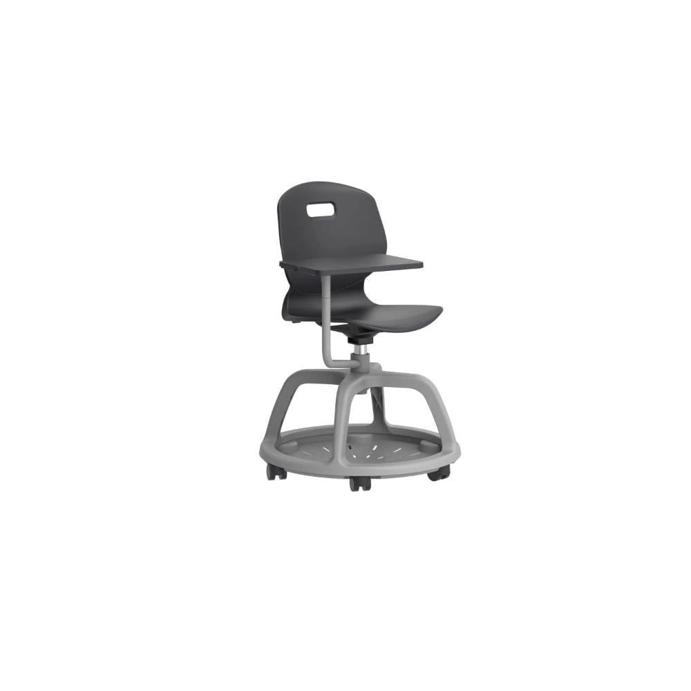 Arc Community Swivel Chair with Arm Tablet TA10AN 1