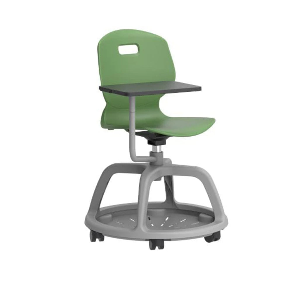 Arc Community Swivel Chair with Arm Tablet TA10F 1