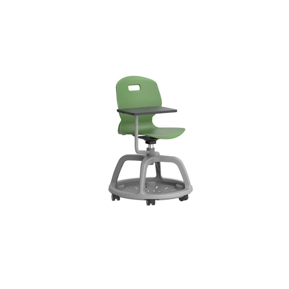 Arc Community Swivel Chair with Arm Tablet TA10AN 1