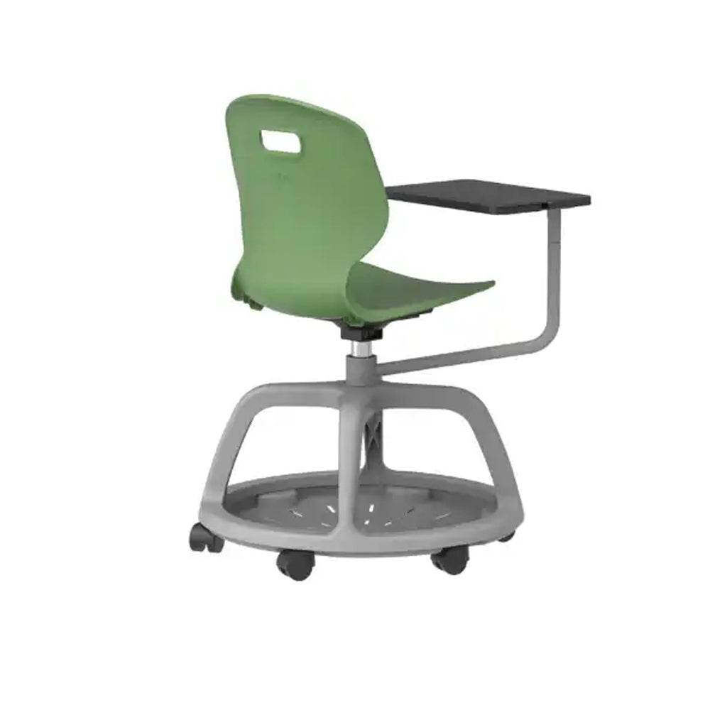 Arc Community Swivel Chair with Arm Tablet TA10F 5