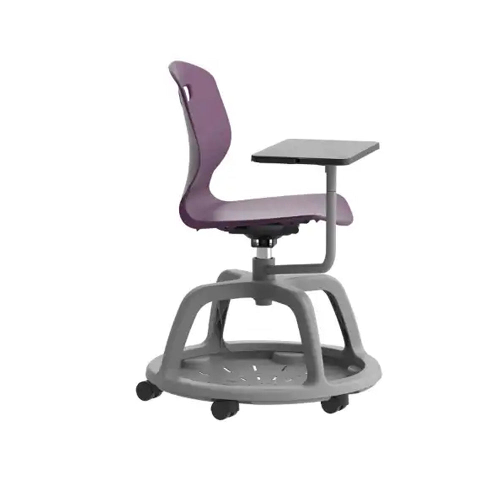 Arc Community Swivel Chair with Arm Tablet TA10G 4