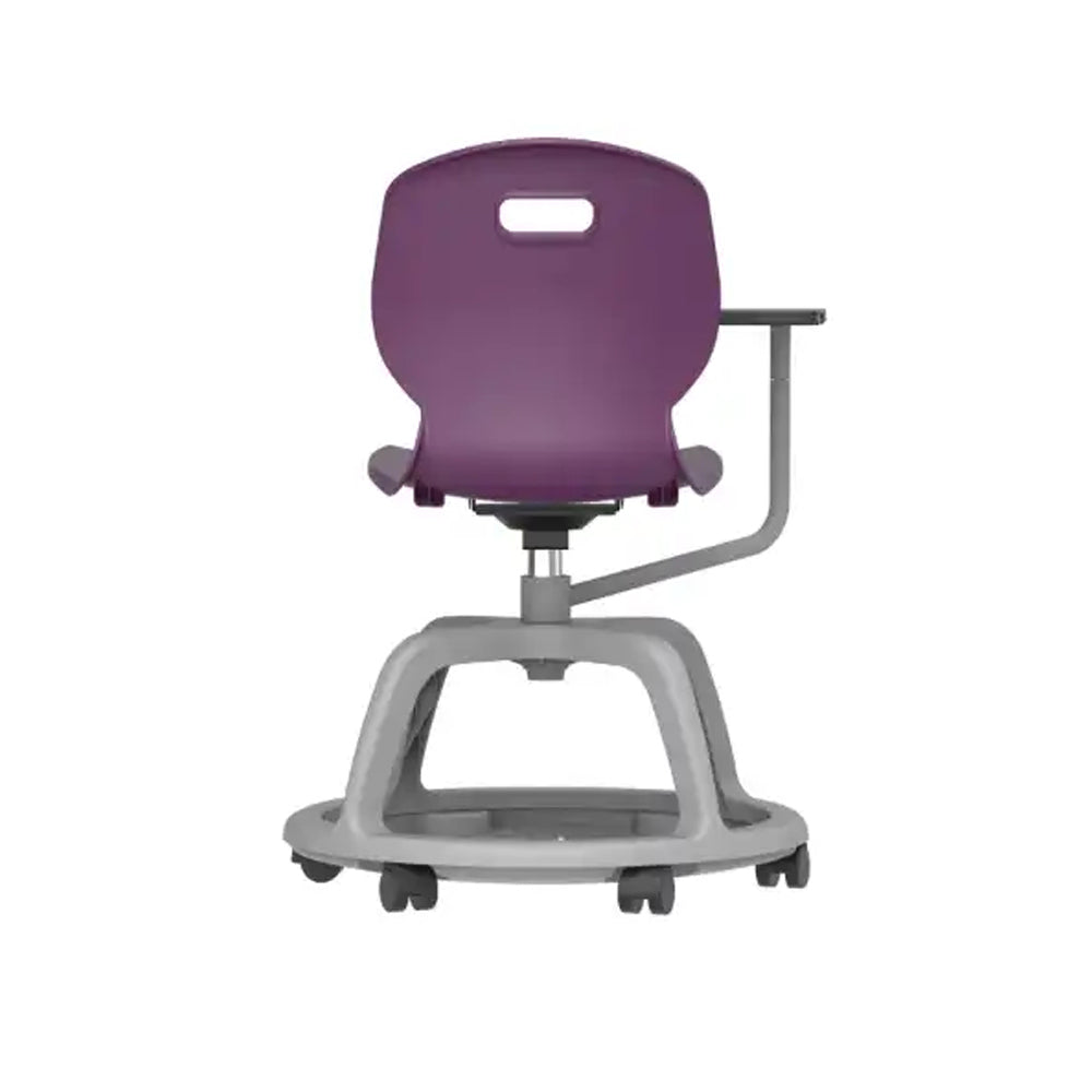 Arc Community Swivel Chair with Arm Tablet TA10G 6
