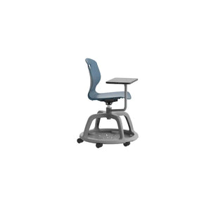 Arc Community Swivel Chair with Arm Tablet TA10SB 4