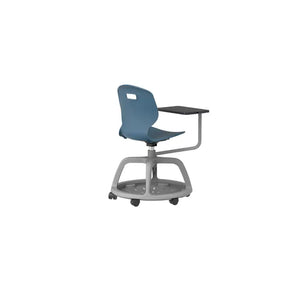 Arc Community Swivel Chair with Arm Tablet TA10SB 5