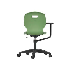 Arc Swivel Chair with Arm Tablet TA12F 6