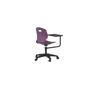 Arc Swivel Chair with Arm Tablet TA12G 5