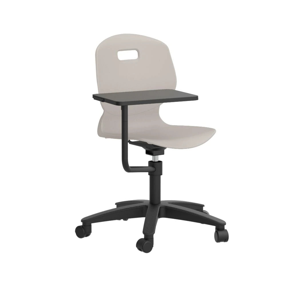 Arc Swivel Chair with Arm Tablet TA12GR 1
