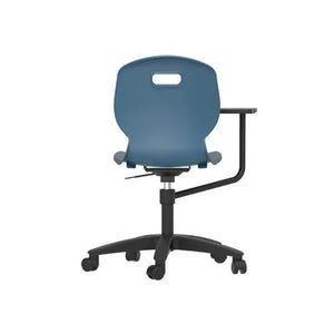 Arc Swivel Chair with Arm Tablet TA12SB 6