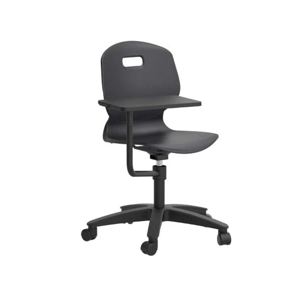 Arc Swivel Tilt Chair with Arm Tablet TA8AN 1