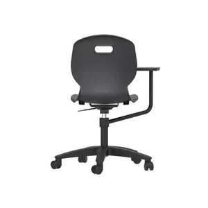 Arc Swivel Tilt Chair with Arm Tablet TA8AN 6