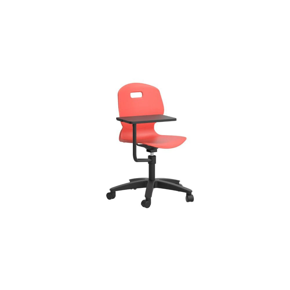Arc Swivel Tilt Chair with Arm Tablet TA8AN 1