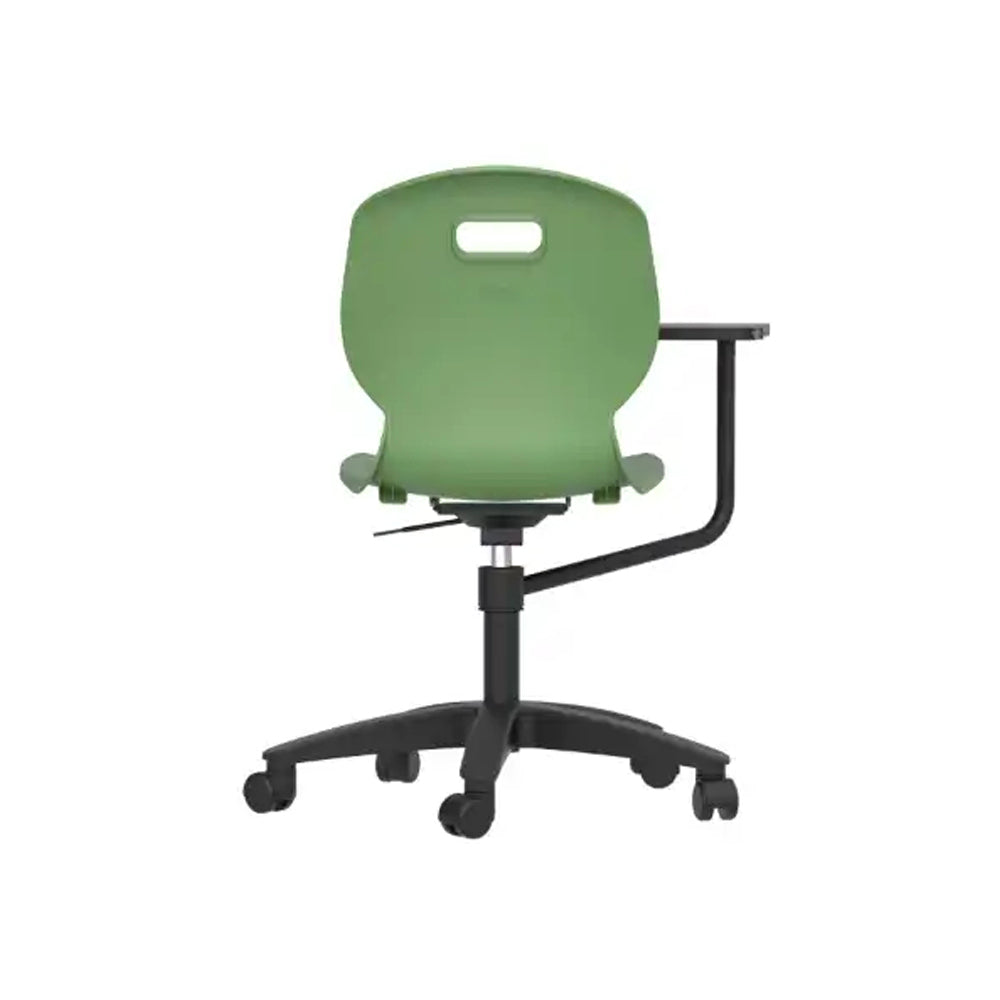 Arc Swivel Tilt Chair with Arm Tablet TA8F 6