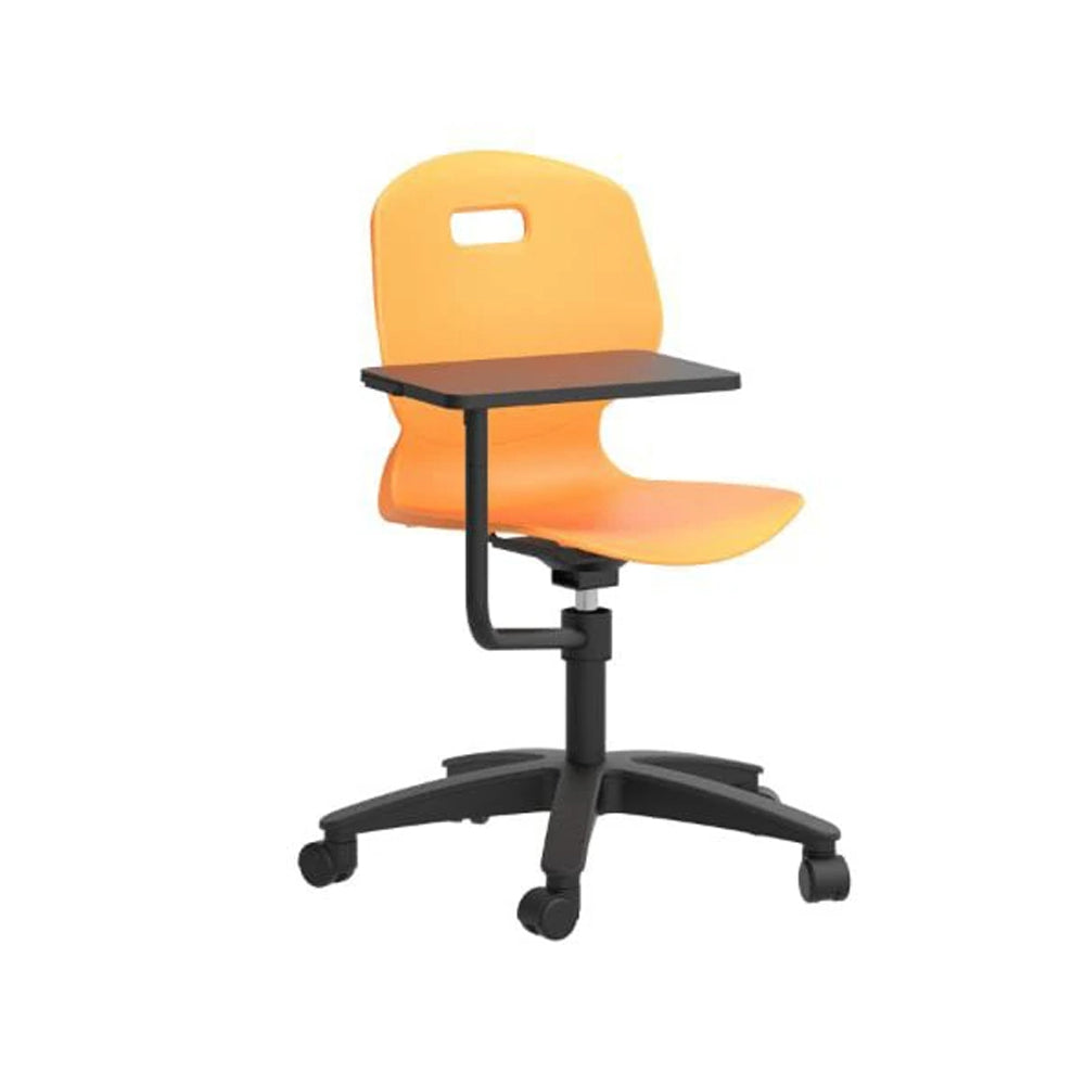 Arc Swivel Tilt Chair with Arm Tablet TA8M 1