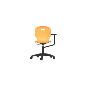 Arc Swivel Tilt Chair with Arm Tablet TA8M 6