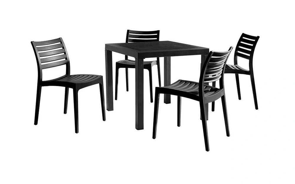 Ares Black Dining Set