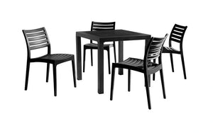 Ares Black Dining Set