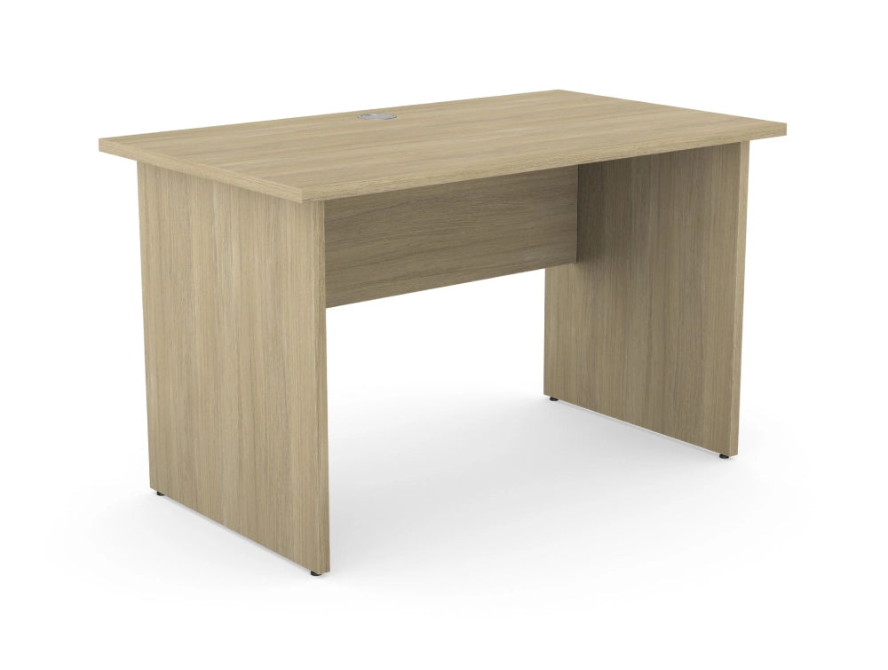 Ashford Home Straight Leg Home Office Desk In Light Oak Finish