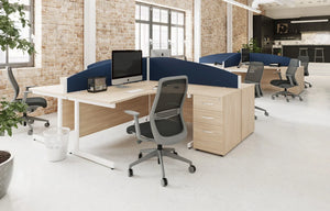 Ashford Metal Leg Return Desk 7