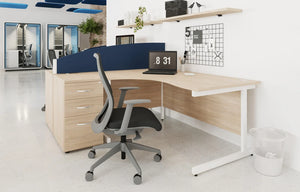 Ashford Metal Leg Return Desk 8