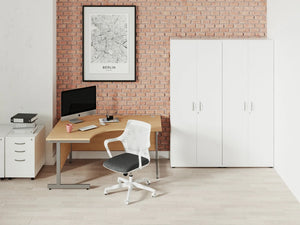 Ashford Panel Leg Wave Desk 1