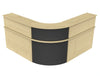 Ashford Reception Configuration 01 In Maple Black A Rec 01 Mp Blk