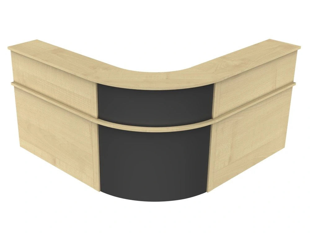 Ashford Reception Configuration 01 In Maple Black A Rec 01 Mp Blk
