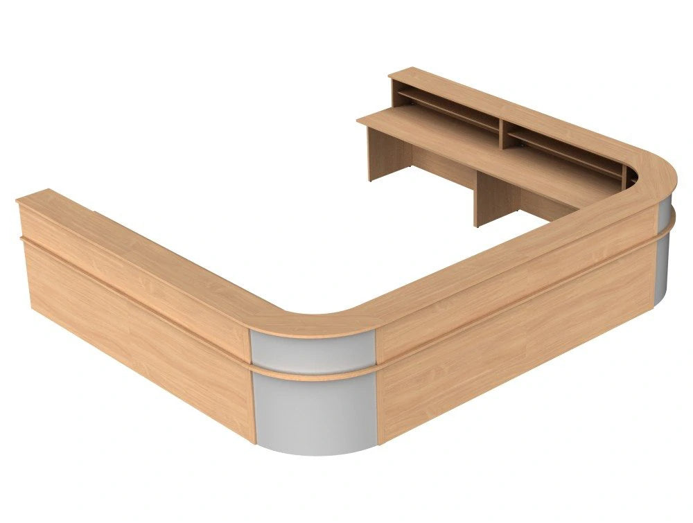 Ashford Reception Configuration 03 In Beech Silver A Rec 03 Be Slv