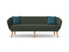 Aspect Upholstered 3 Seater Sofa with Wooden Legs 2