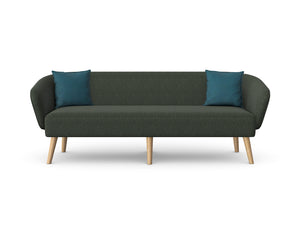 Aspect Upholstered 3 Seater Sofa with Wooden Legs 2