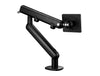 Aura Single Spring Flat Screen Monitor Arm Black
