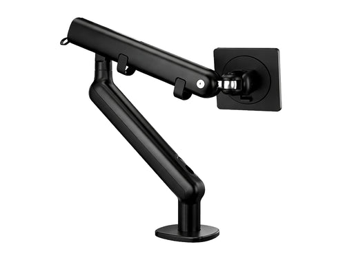 Aura Single Spring Flat Screen Monitor Arm Black