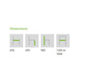 Ava Canteen Booth Seating Left Side Configurations