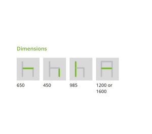 Ava Canteen Booth Seating Left Side Configurations