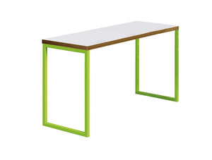 Axiom Poseur Table With Loop Leg Frame Base