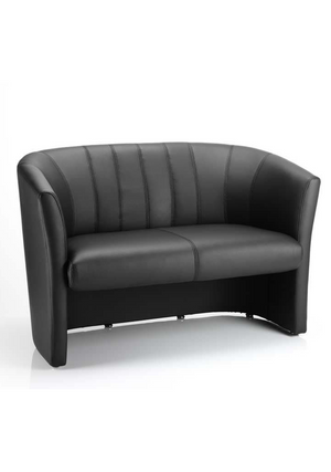 Neo Twin Tub Black Leather