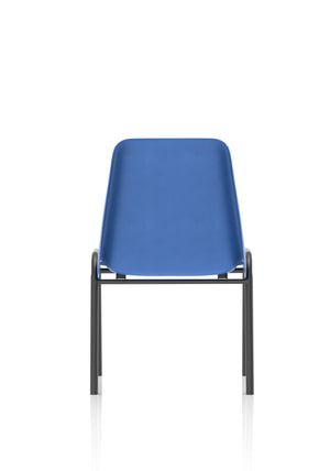 Polly Stacking Visitor Chair Blue Polypropylene Image 7